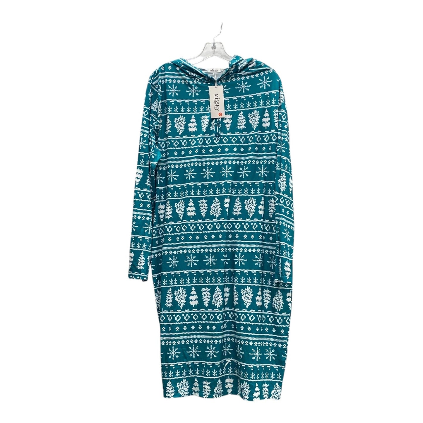 Dress Casual Short By missky In Green, Size:Xl