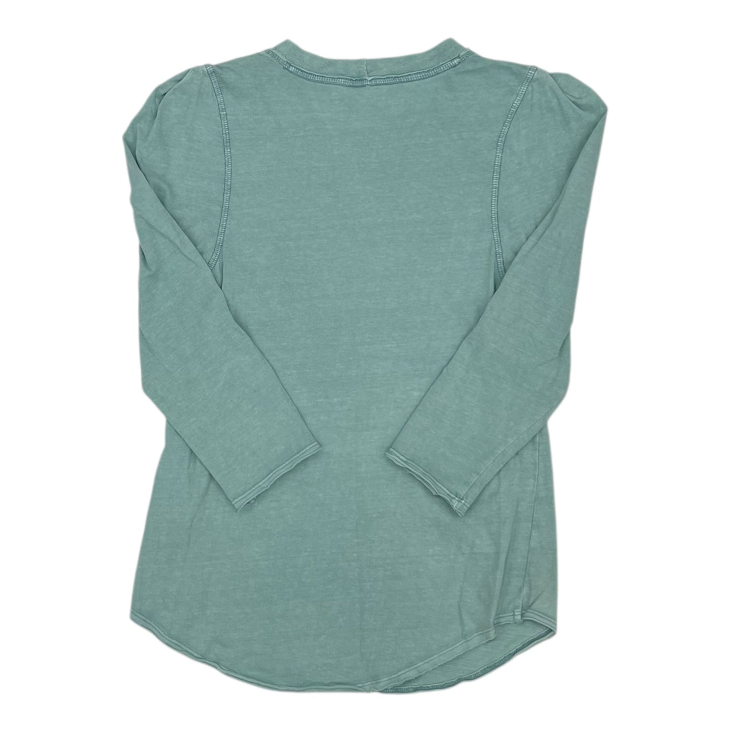 Top 3/4 Sleeve By We The Free In Green, Size:M