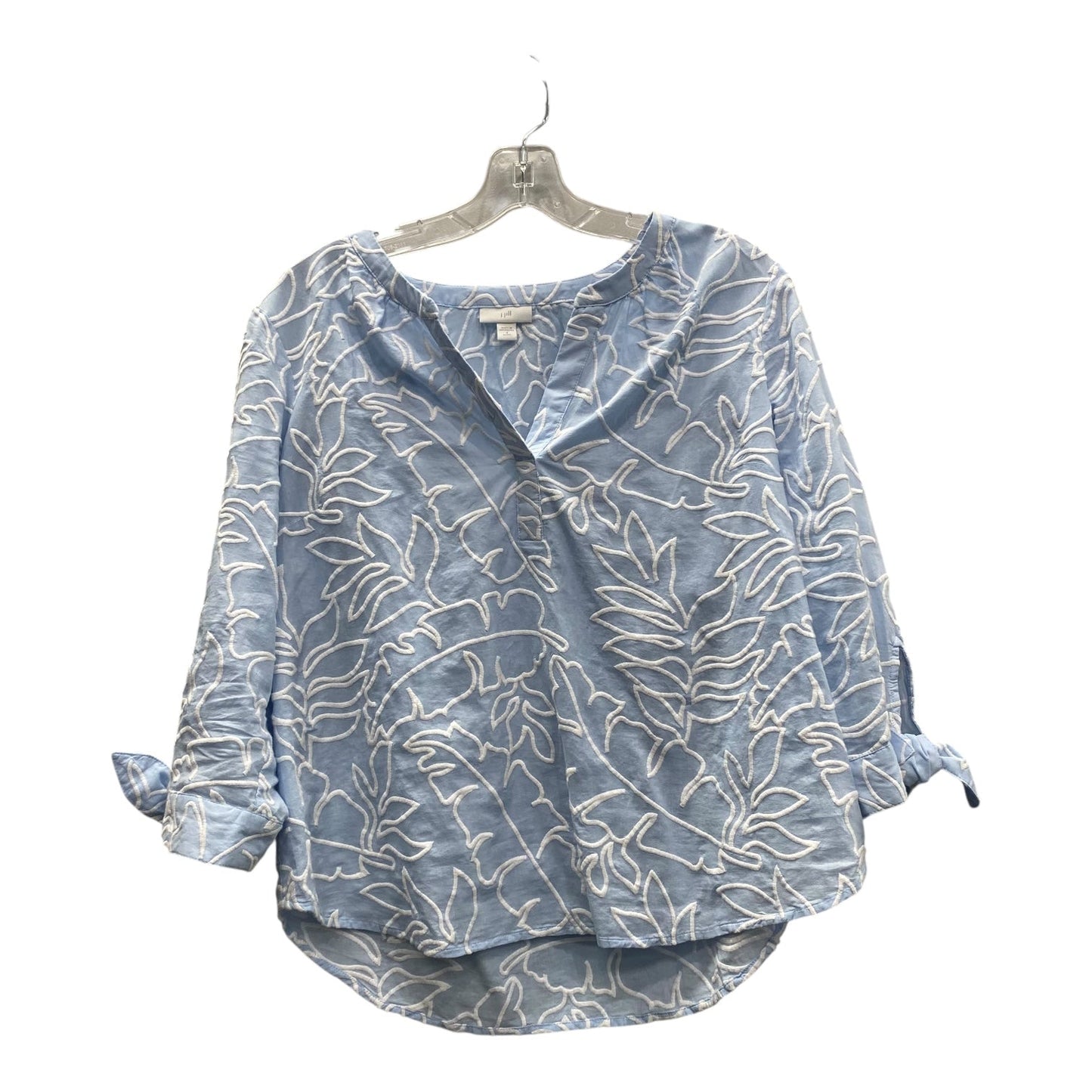 Top 3/4 Sleeve By J. Jill In Blue, Size:Sp