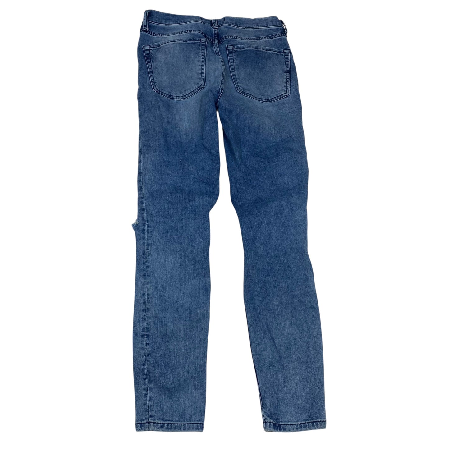 Jeans Skinny By Free People In Blue Denim, Size:6