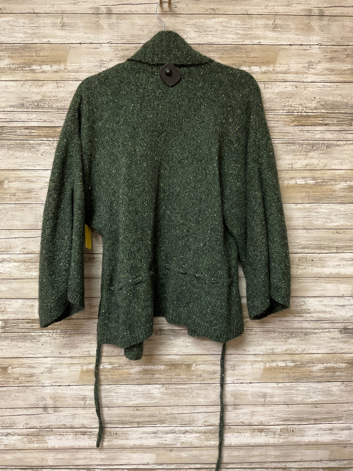 Sweater Cardigan By Loft In Green, Size:L