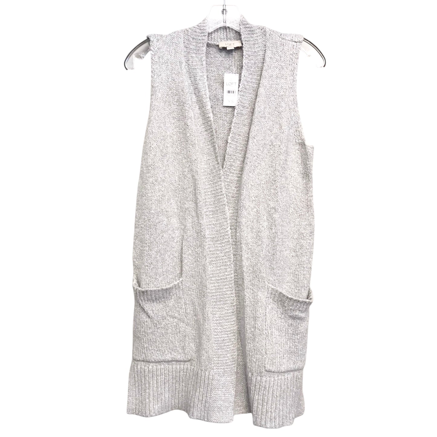 Vest Other By Loft In Grey, Size:Xs