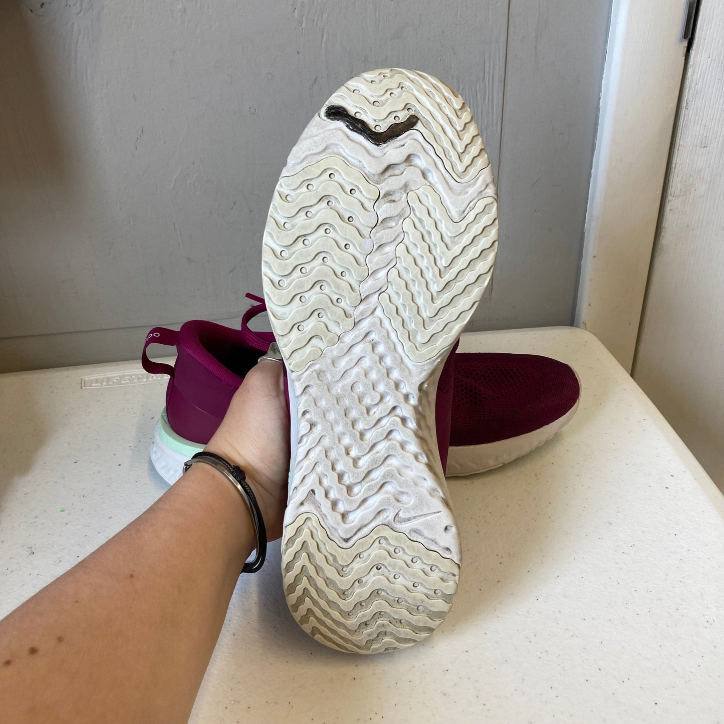 Shoes Athletic By Nike Apparel In Purple, Size:9