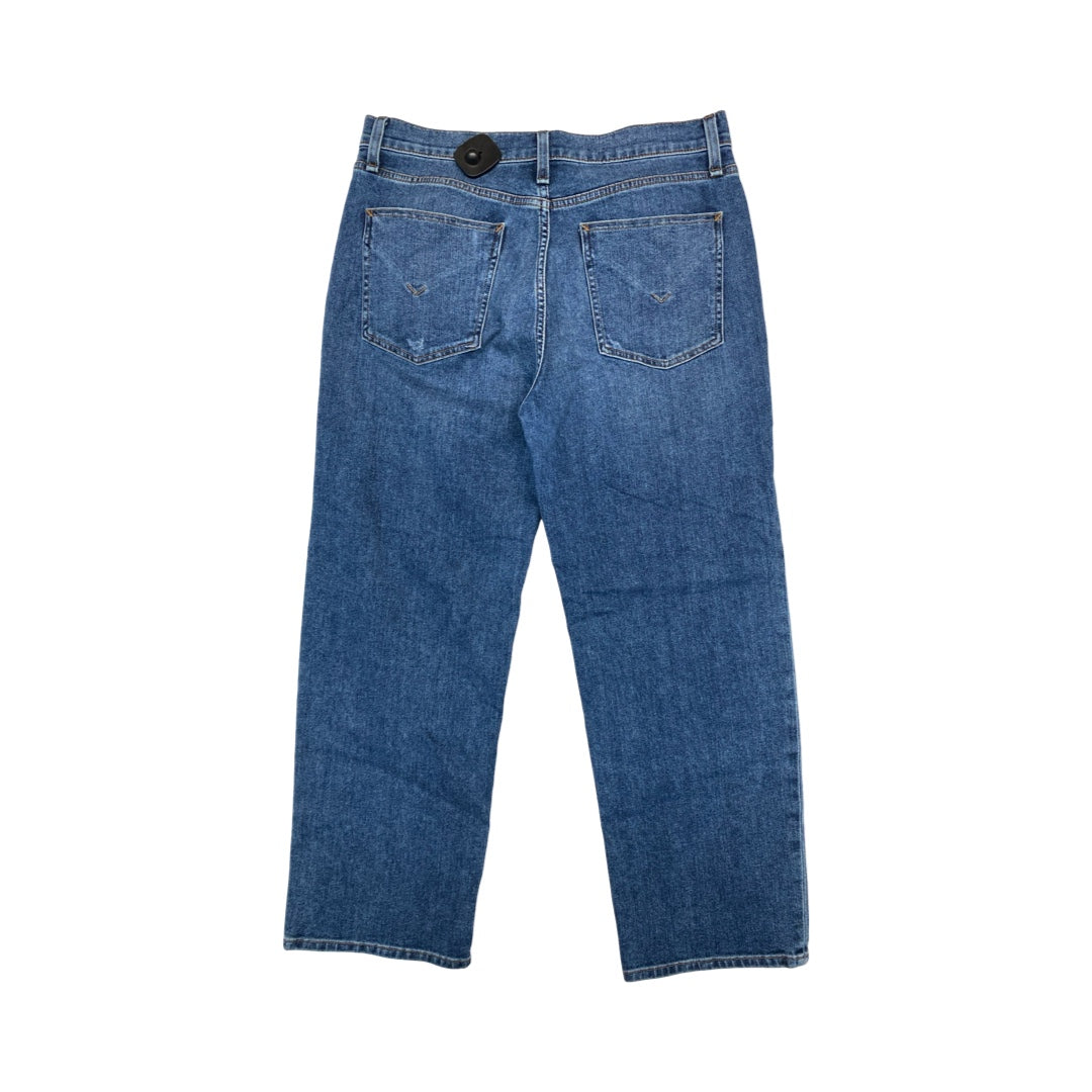 Jeans Wide Leg By Hudson In Blue Denim, Size:12