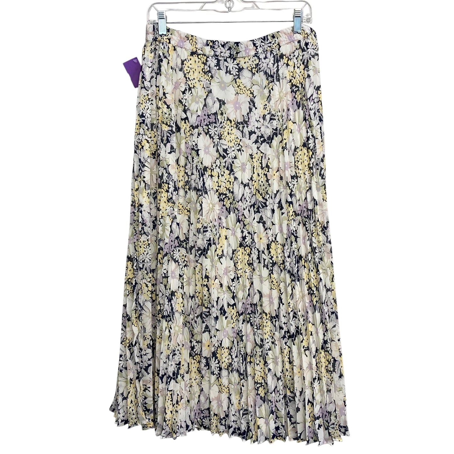 Skirt Maxi By Chaps In Floral Print, Size:12
