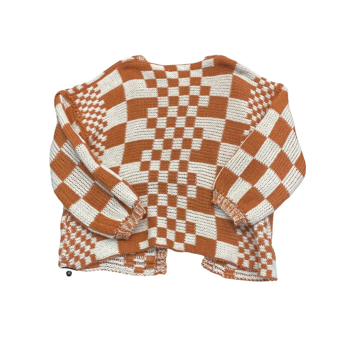 Sweater Cardigan By Talulah In Orange, Size:L