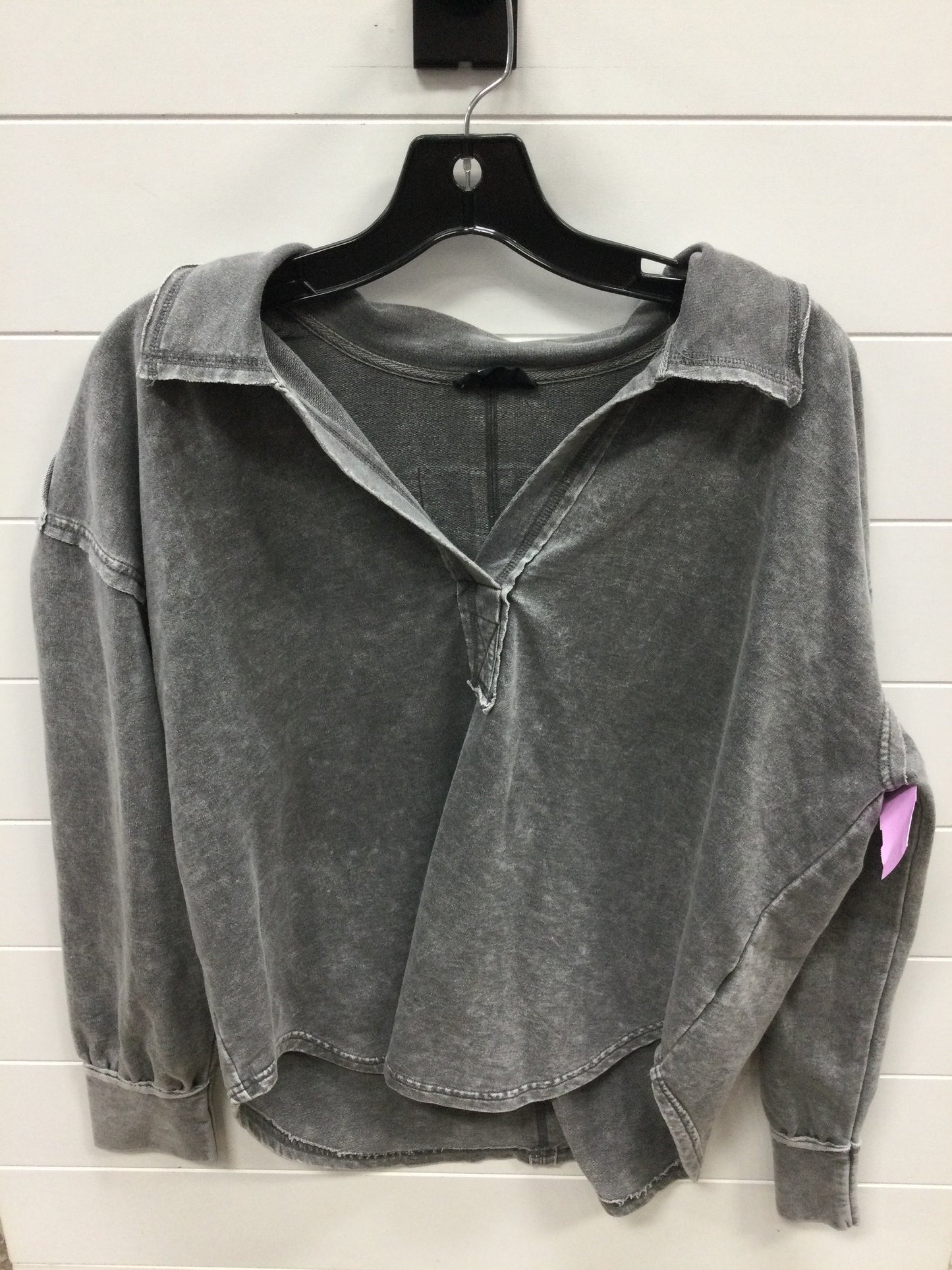Top Ls By Blu Pepper In Grey, Size:L