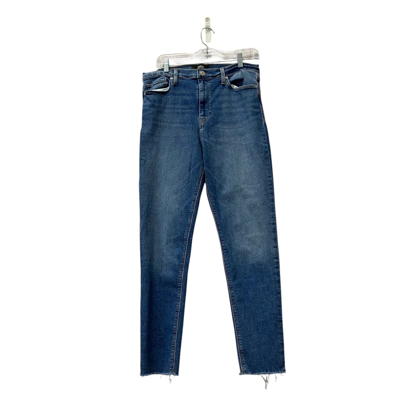 Jeans Skinny By Hudson In Blue Denim, Size:14