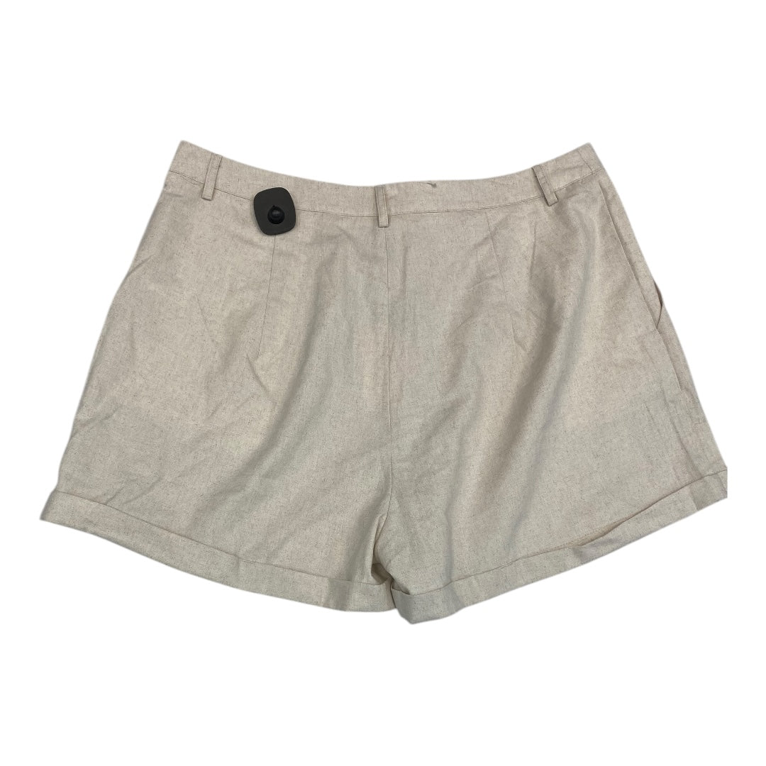 Shorts By Cider In Tan, Size:1X