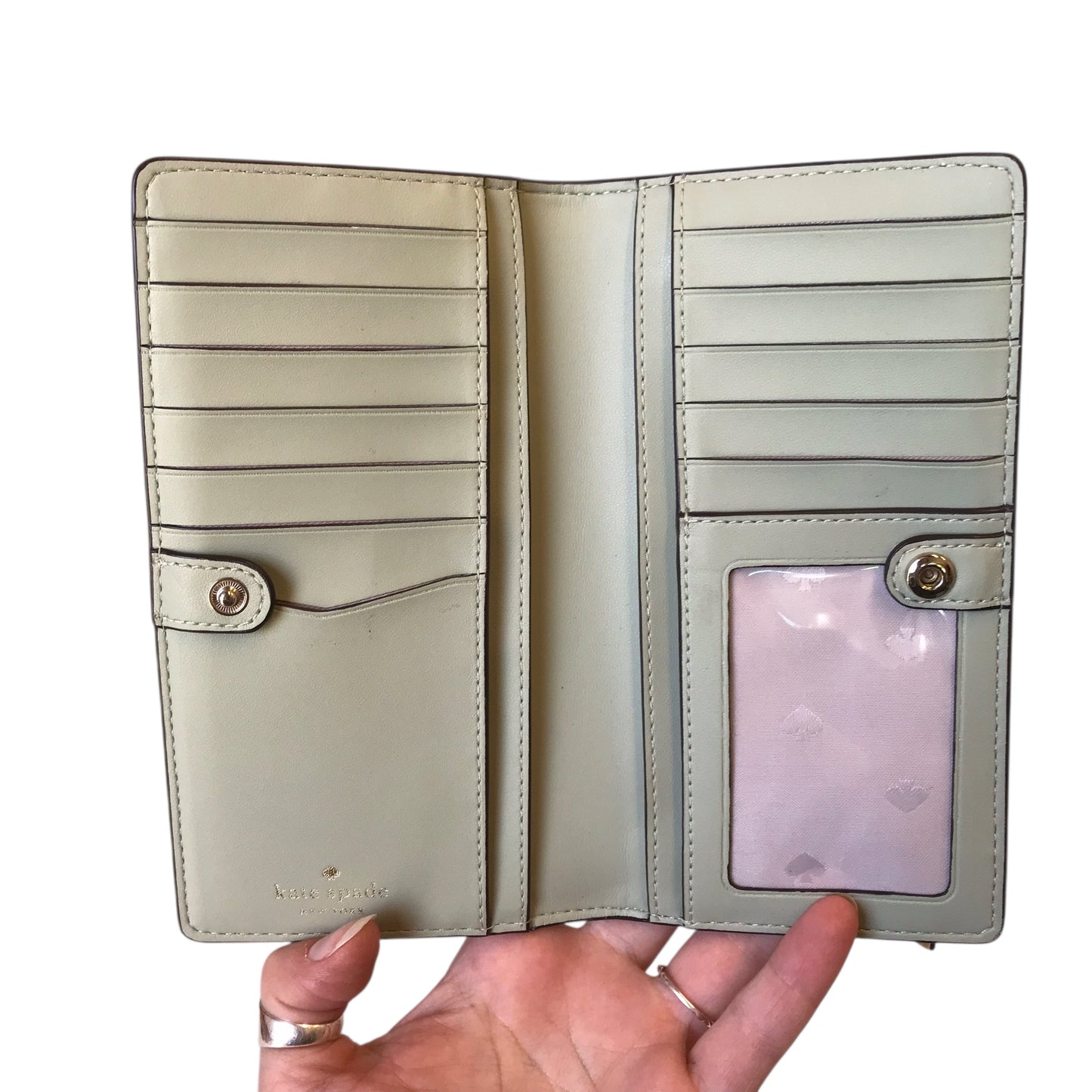 Wallet Designer By Kate Spade In Green, Size:Medium