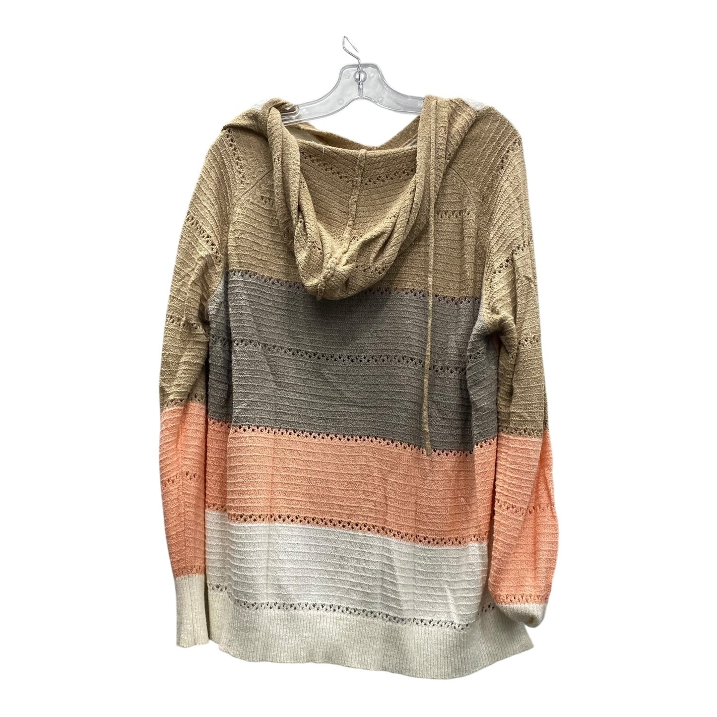 Top Ls In Tan & White, Size:3X