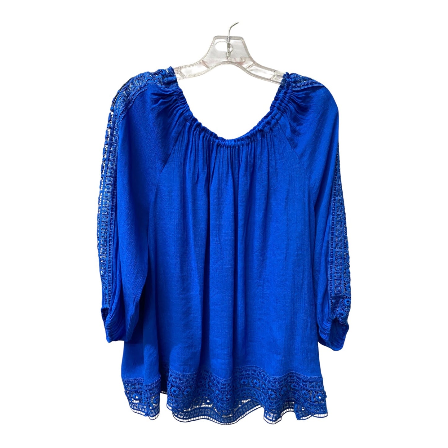 Top Ls By Zac And Rachel In Blue, Size:2X