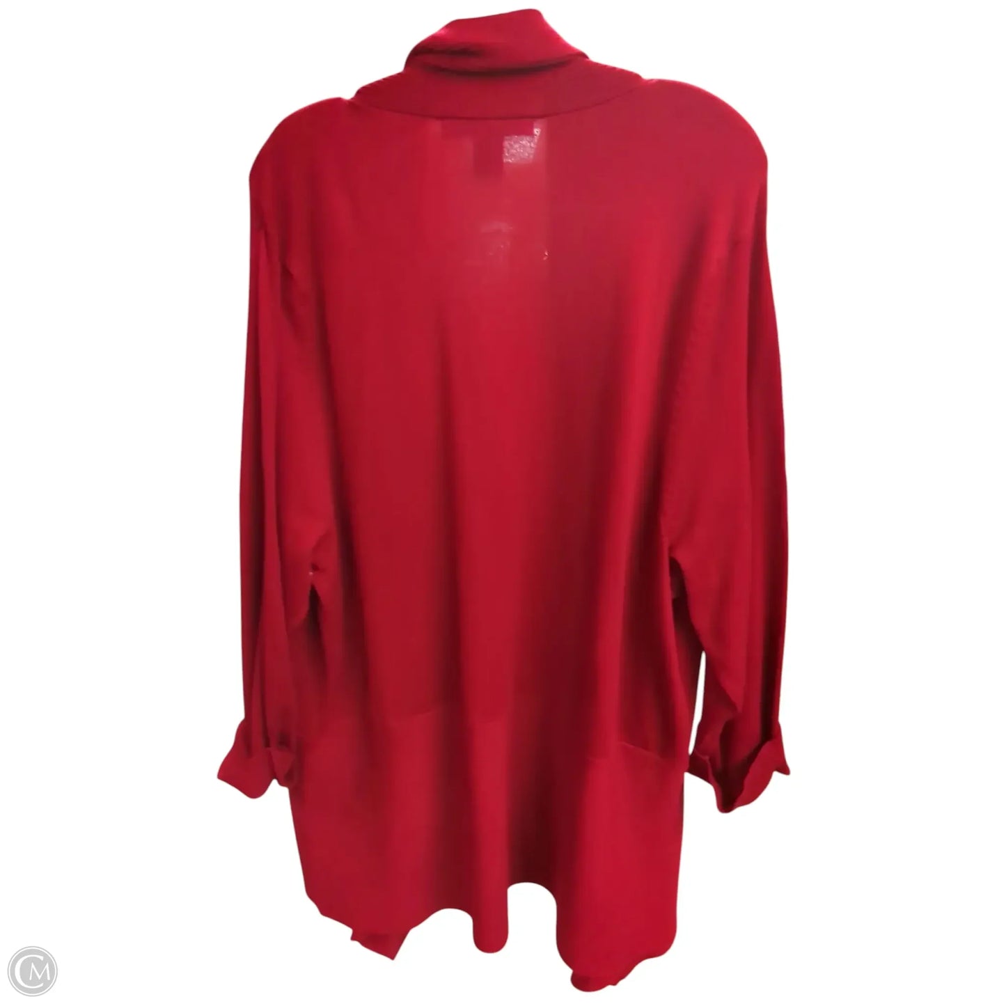 Cardigan By 89th And Madison In Red, Size: 3x