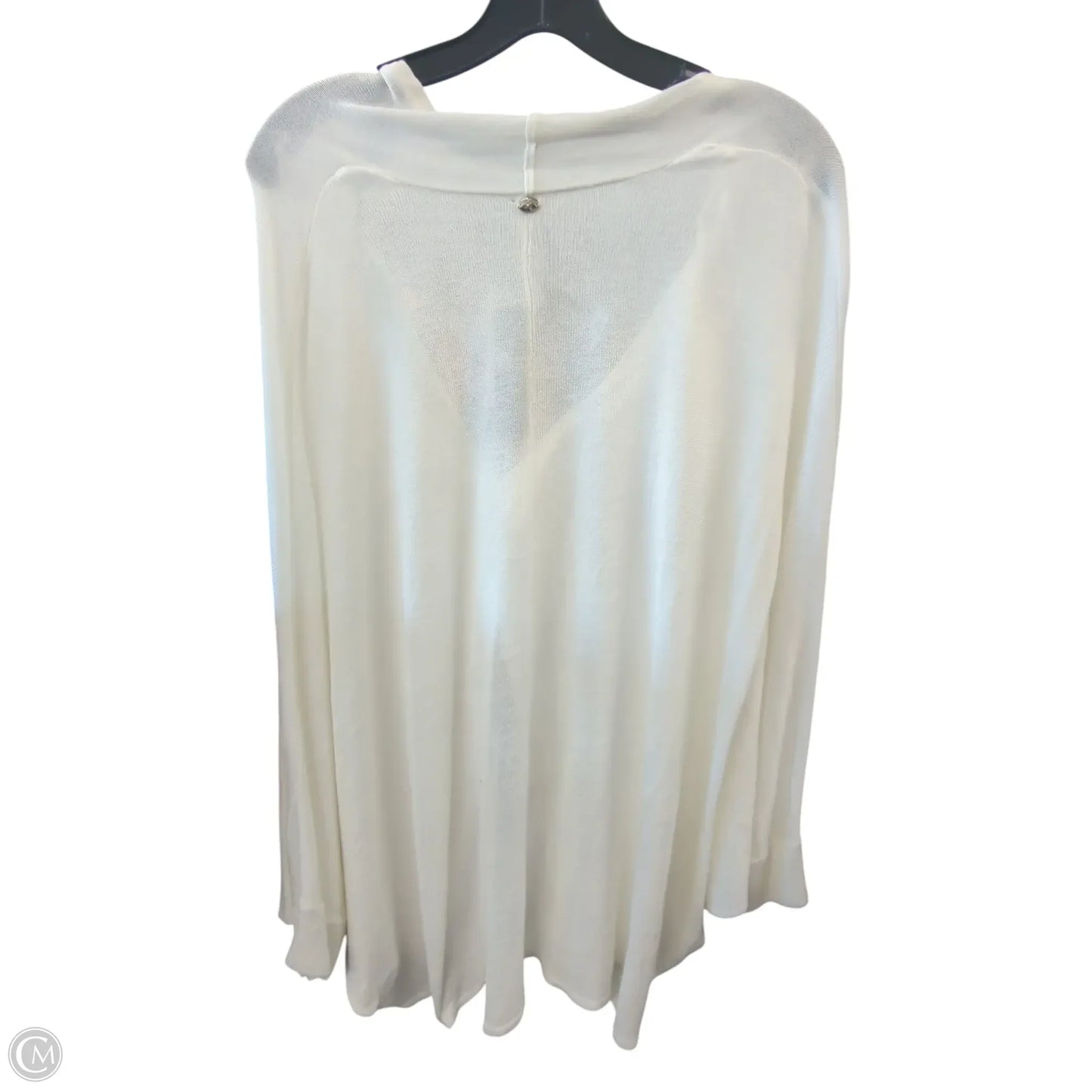 Cardigan By Melissa Mccarthy In White, Size: 2x