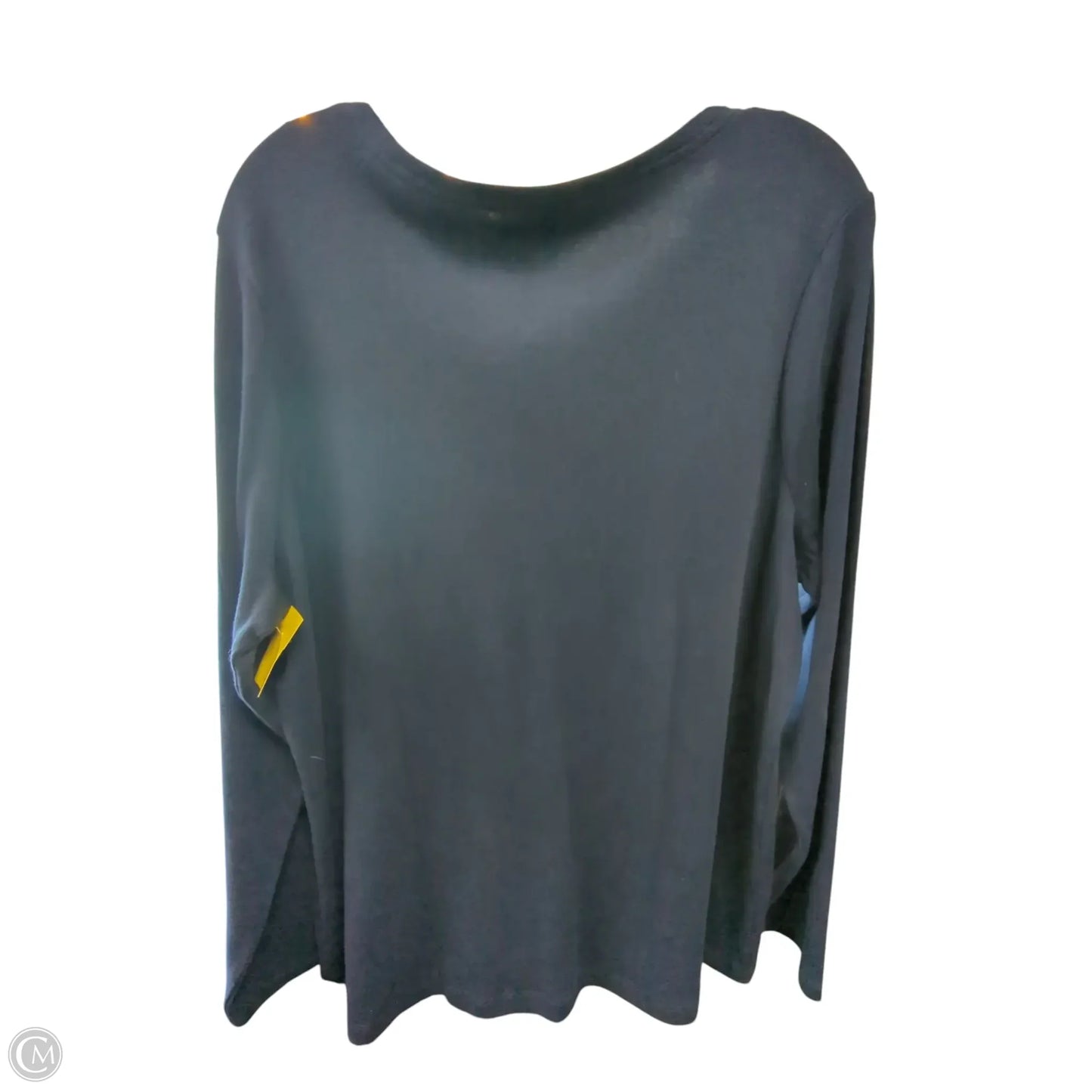 Top Long Sleeve By Croft And Barrow In Navy, Size: L