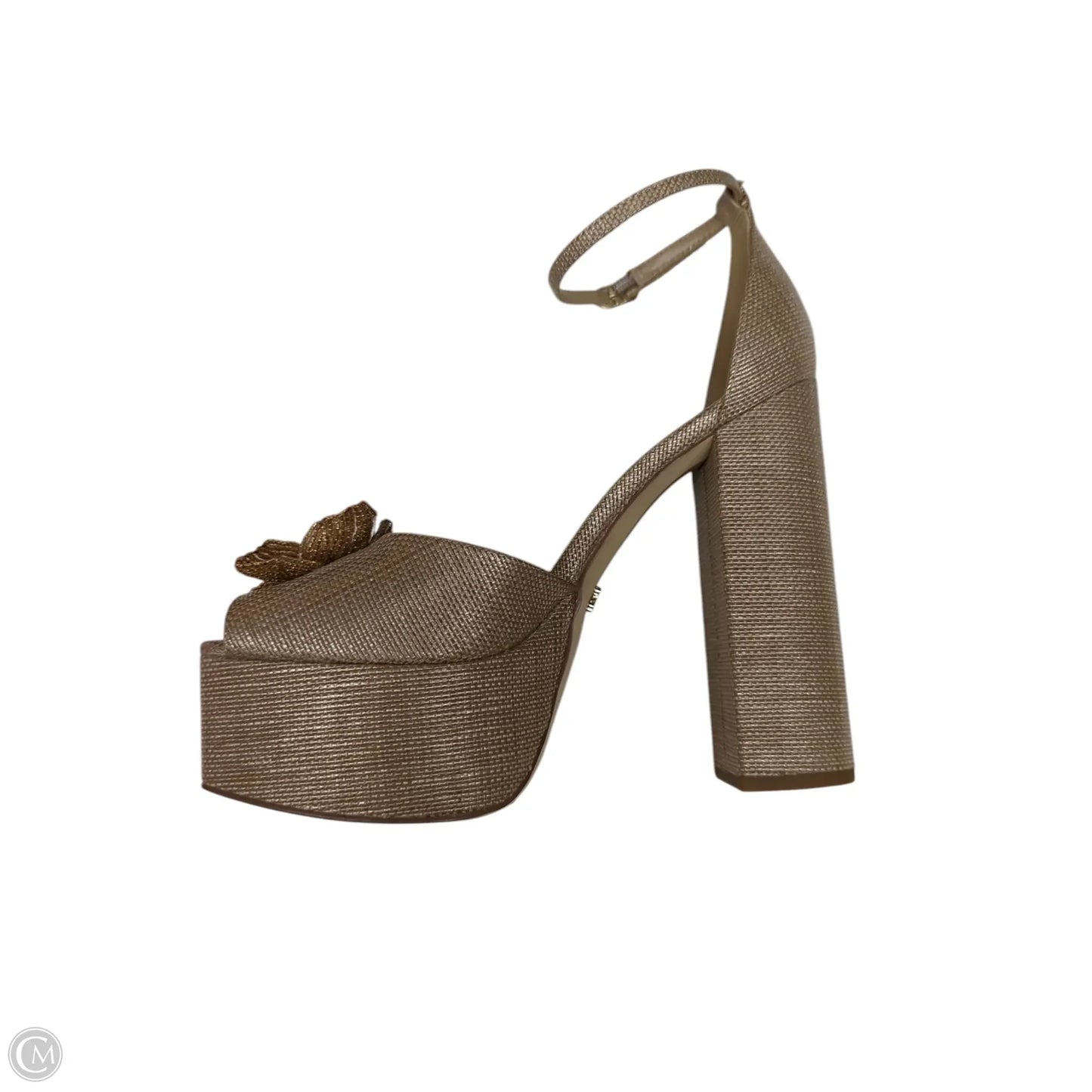 Shoes Heels Block By Sam Edelman In Rose Gold, Size: 8