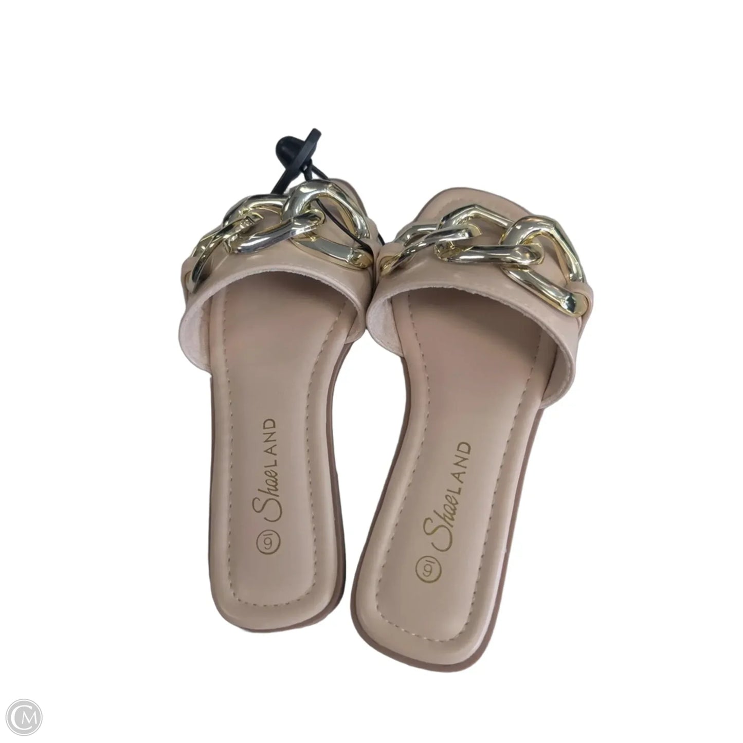 Sandals Flats By Clothes Mentor In Tan, Size: 6