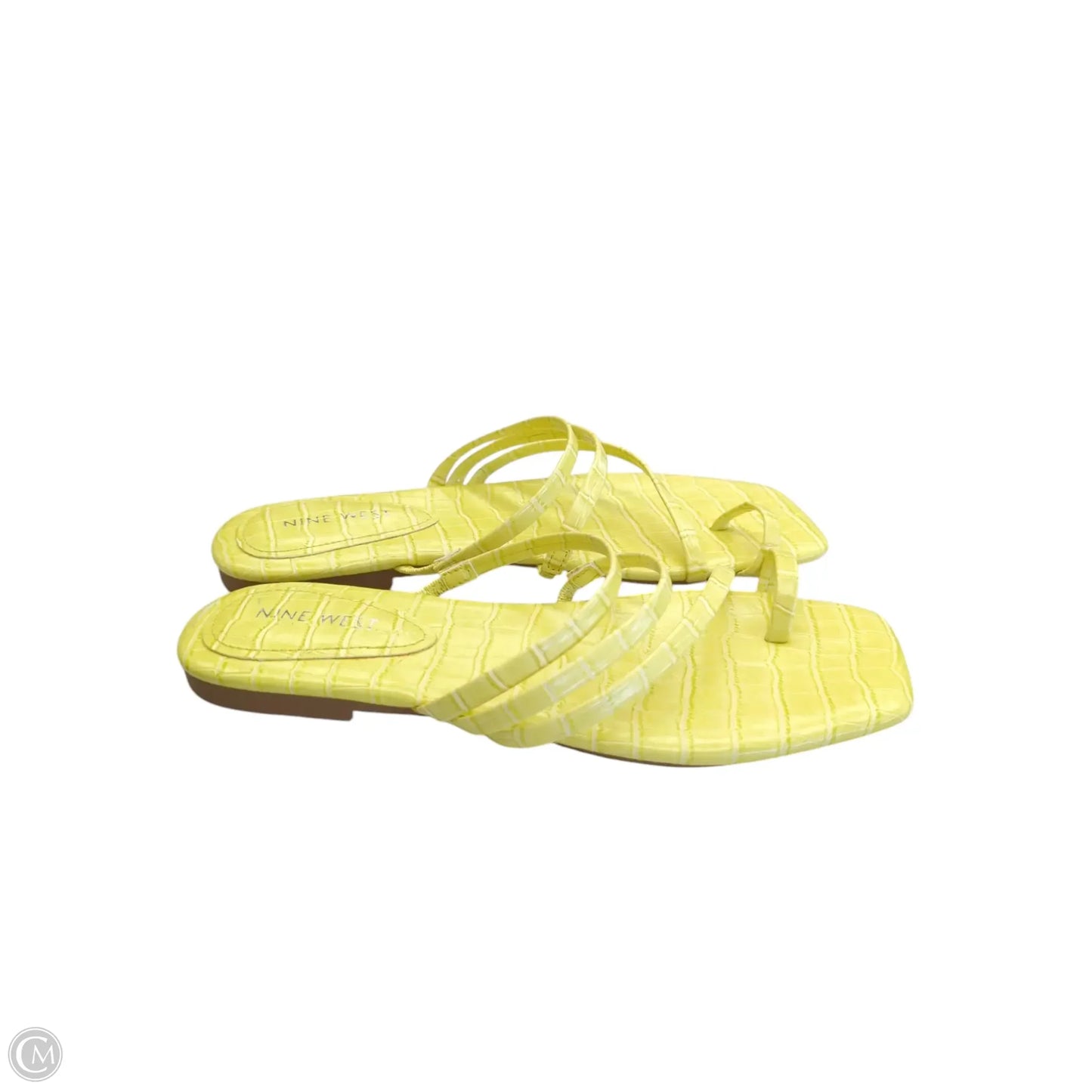 Sandals Flats By Nine West In Neon, Size: 8
