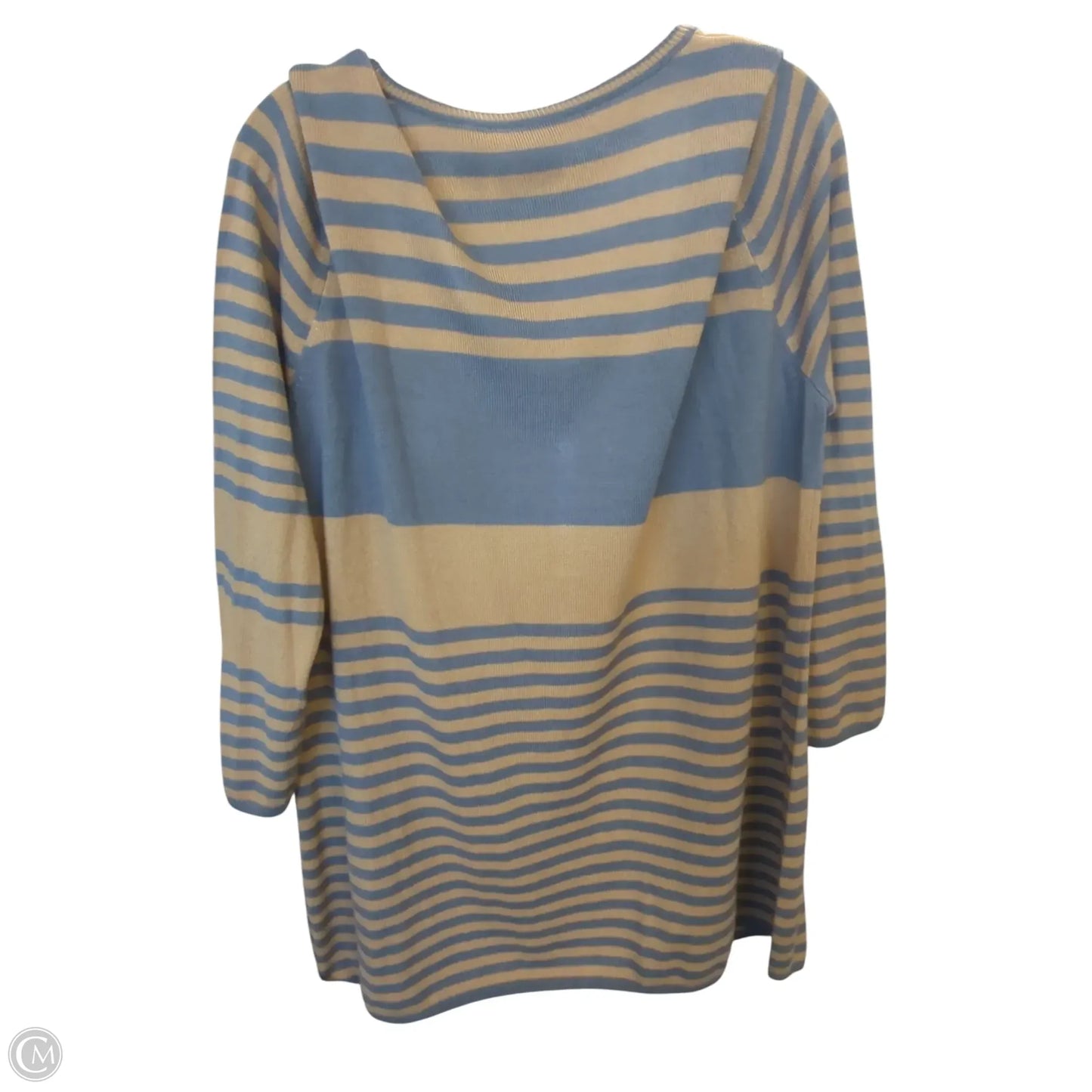 Cardigan By Dg2 In Striped Pattern, Size: 1x