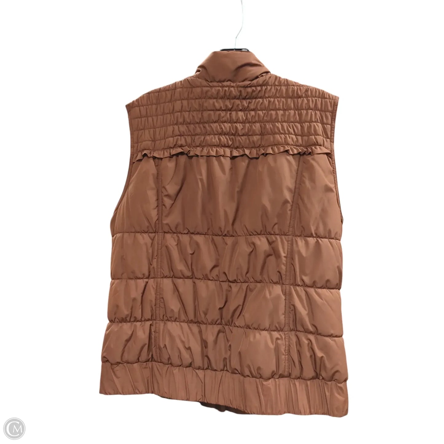 Vest Puffer & Quilted By Christopher And Banks In Brown, Size: Xl