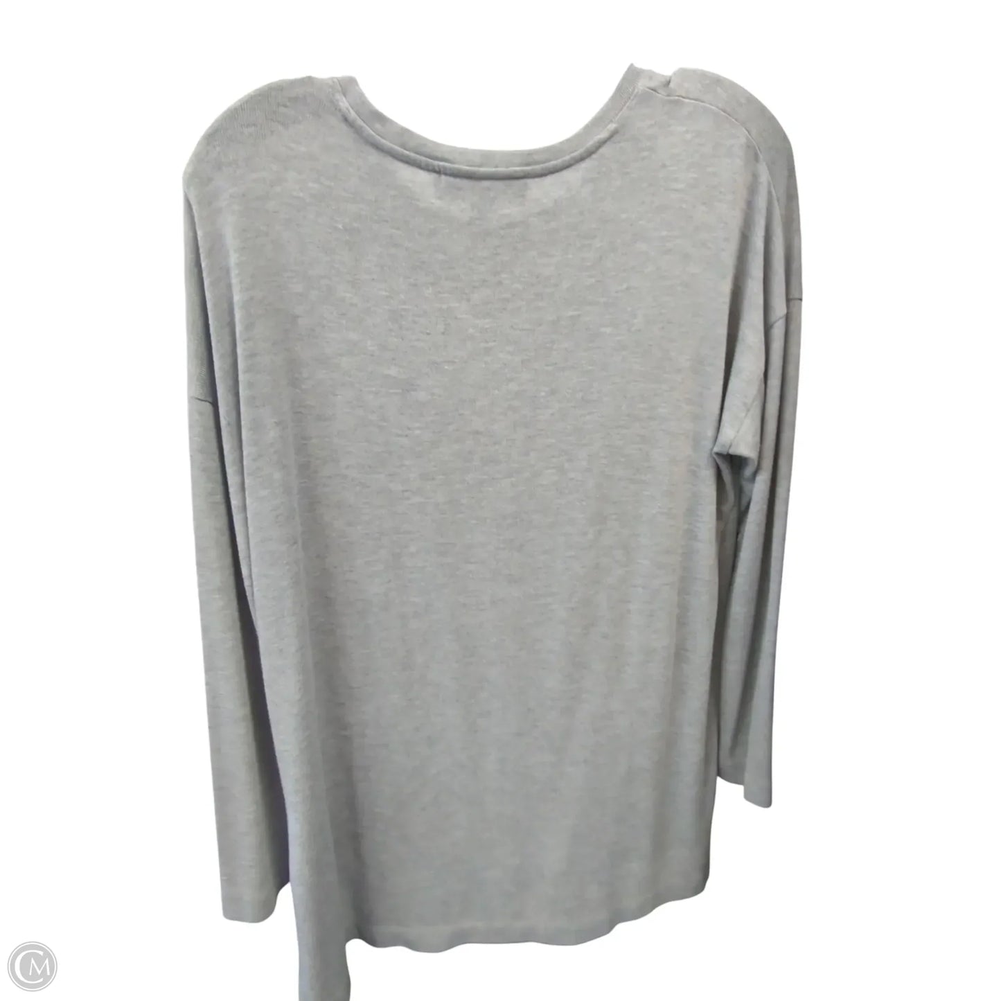 Top Long Sleeve By Loft In Grey, Size: M