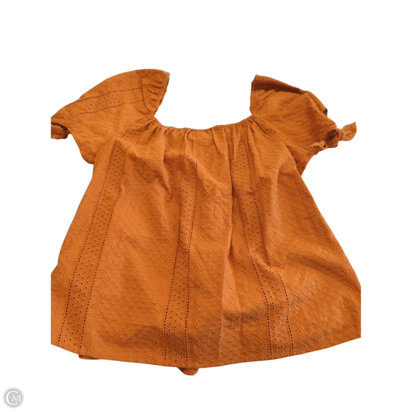 Top Short Sleeve By Universal Thread In Orange, Size: Xs