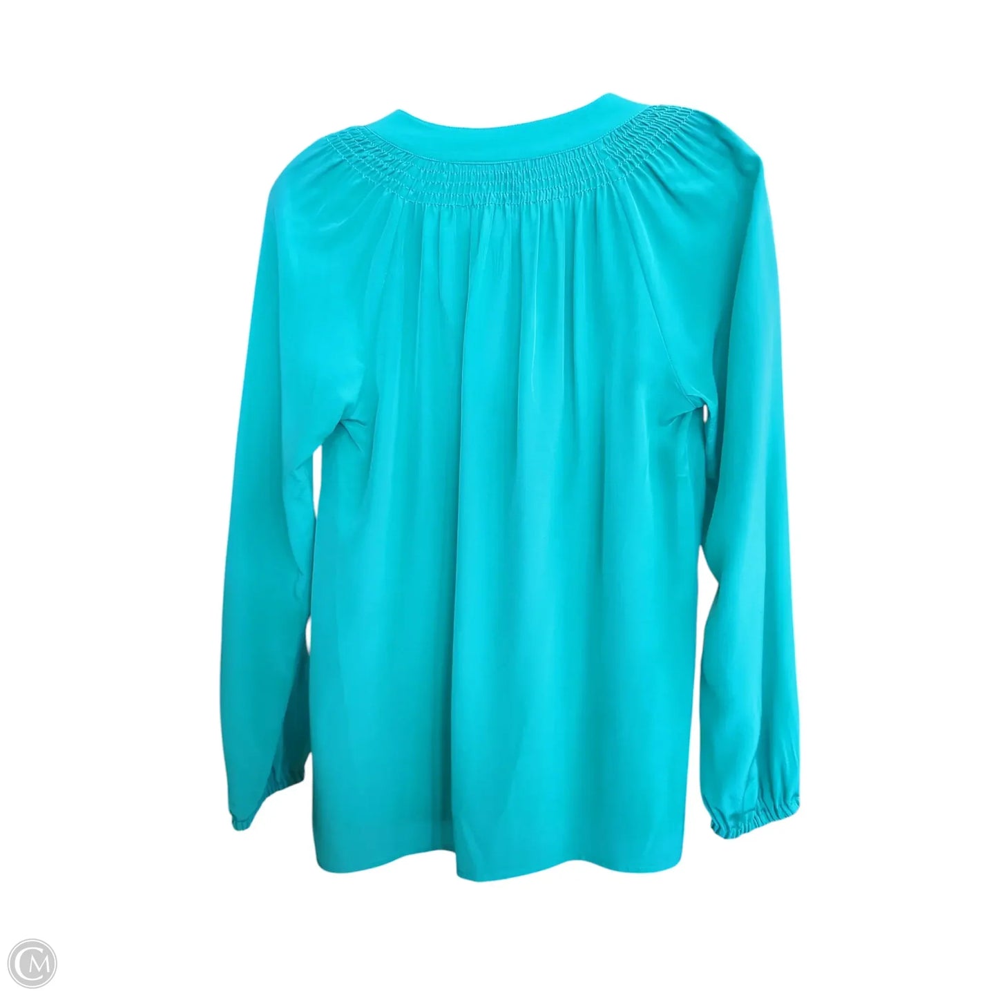 Top Long Sleeve Designer By Lilly Pulitzer In Teal, Size: Xs