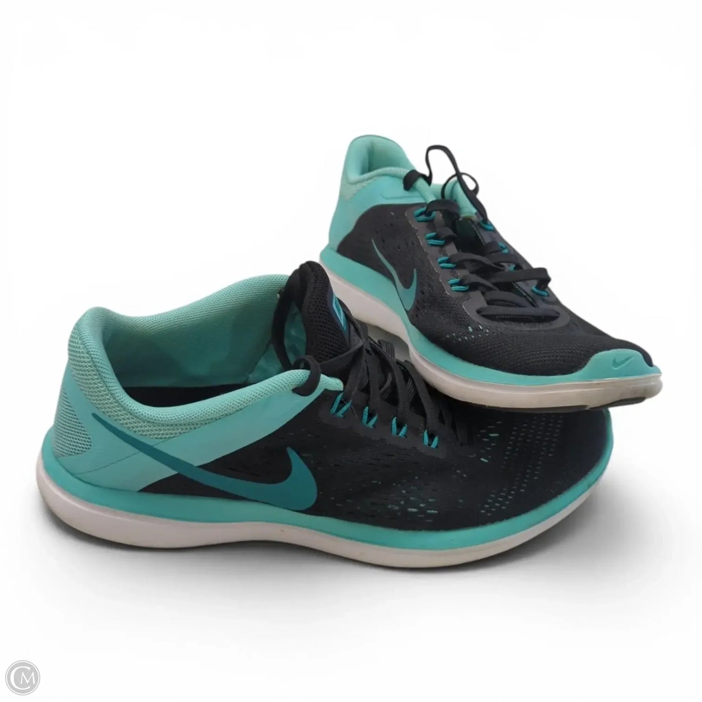 Shoes Athletic By Nike Apparel In Teal, Size: 8