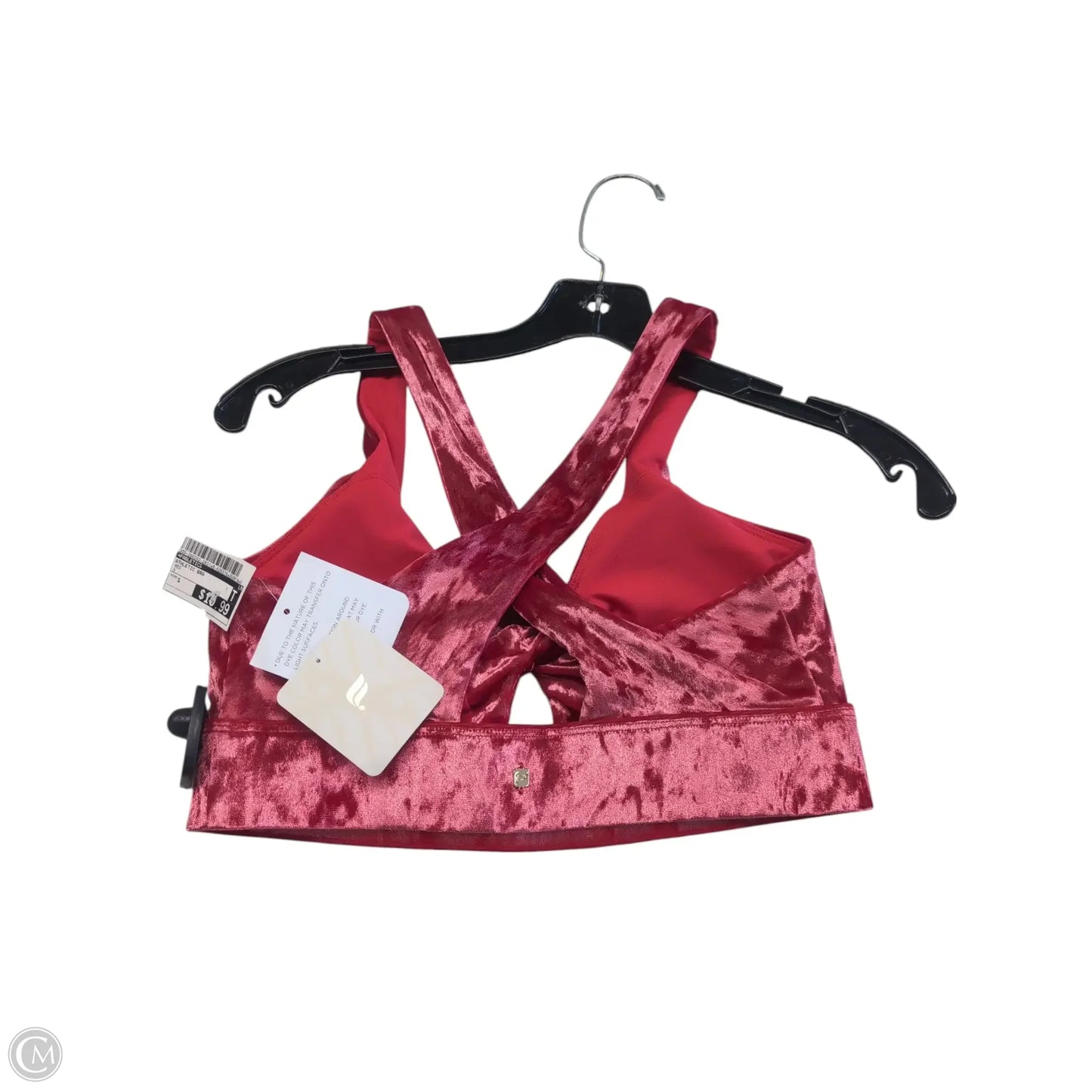 Athletic Bra By Fabletics In Red, Size: S