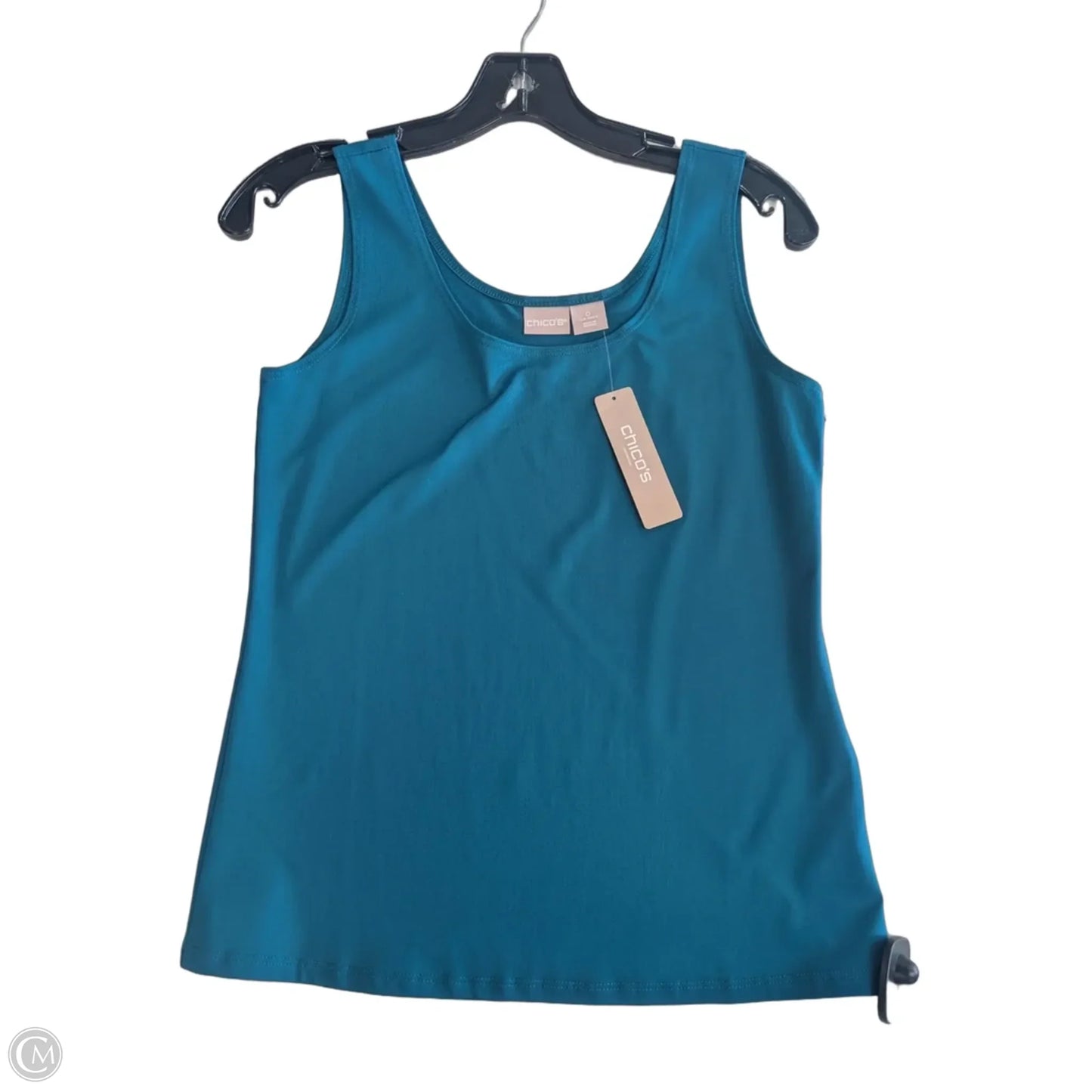 Top Sleeveless By Chicos In Green, Size: Xs