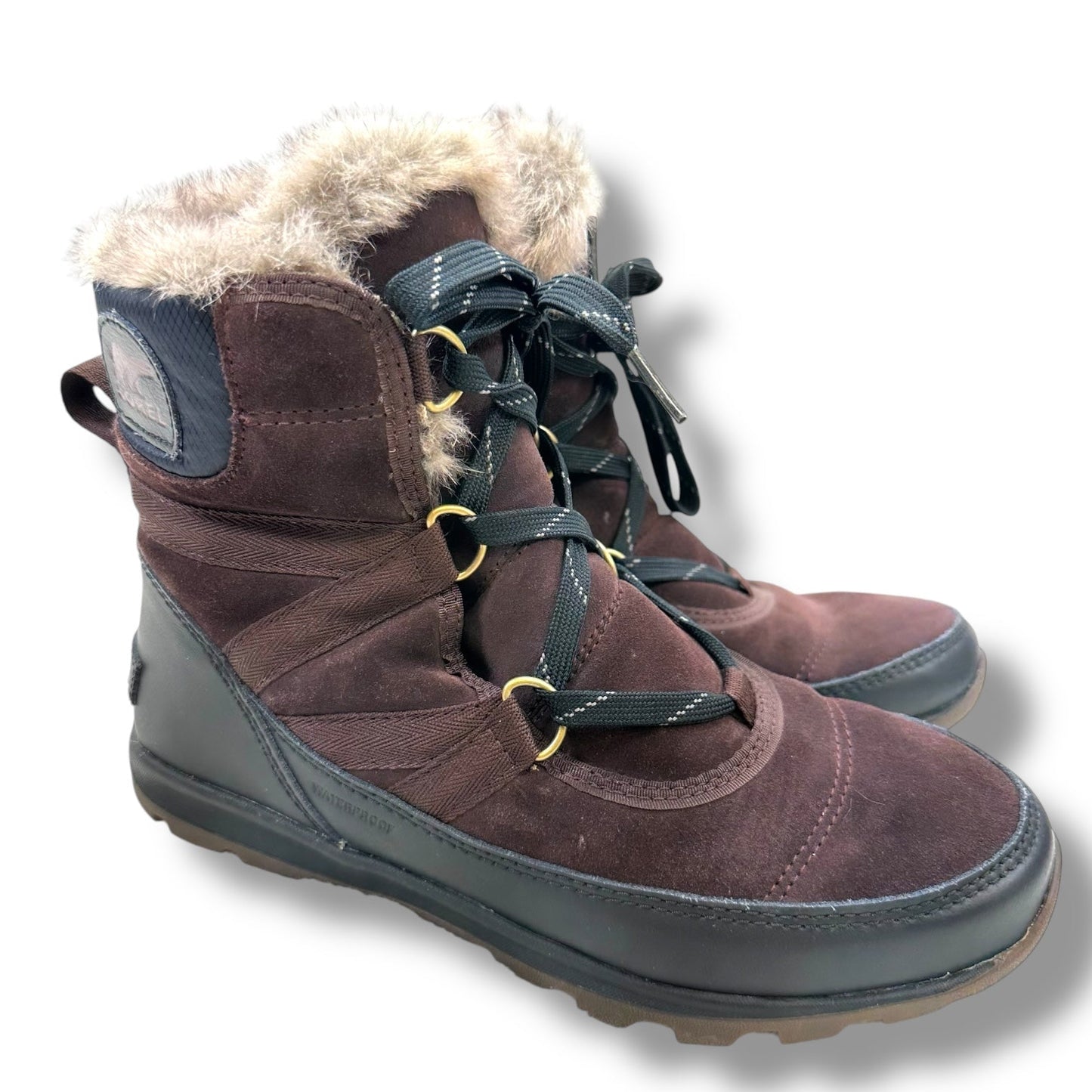 Boots Ankle Flats By Sorel In Brown, Size: 7.5