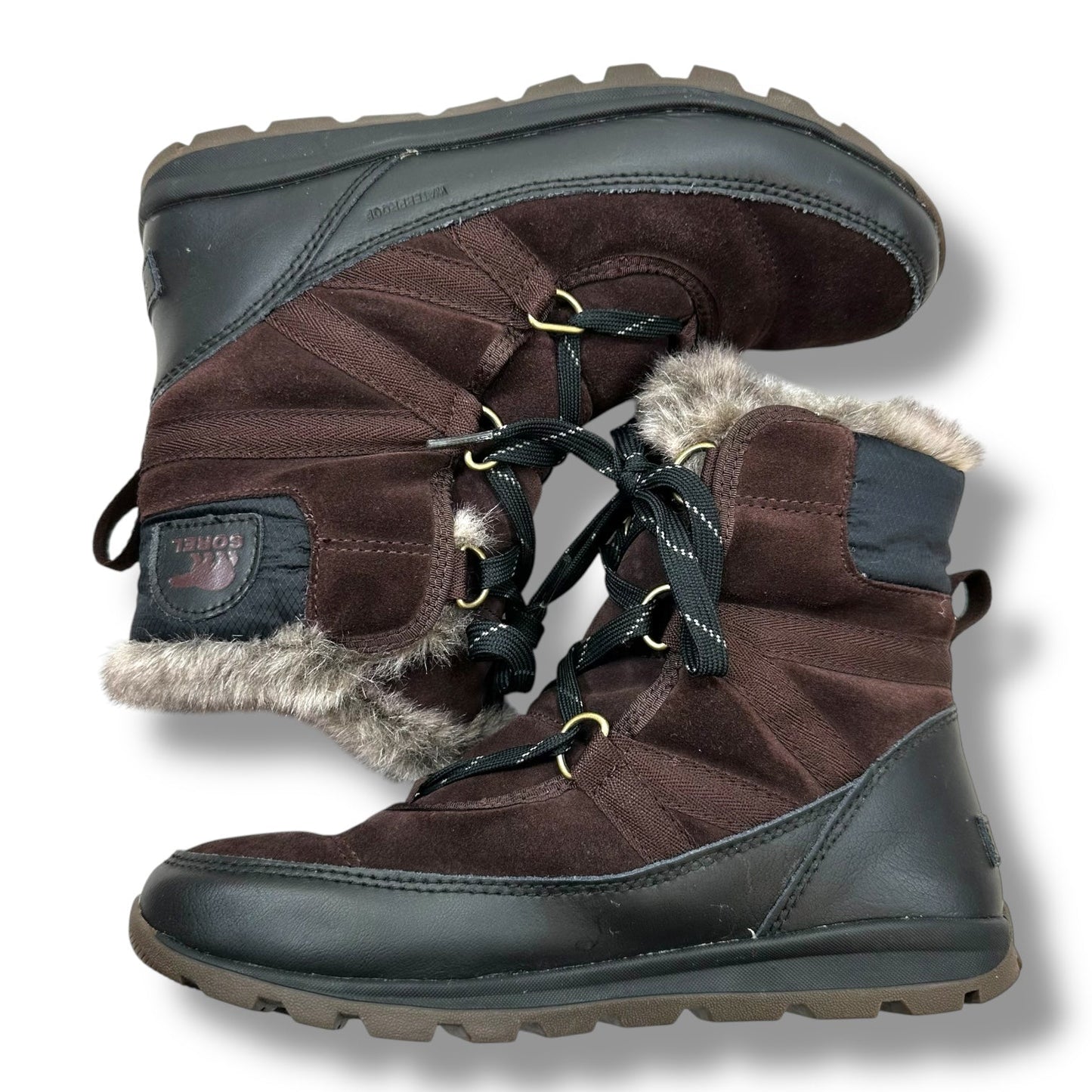 Boots Ankle Flats By Sorel In Brown, Size: 7.5