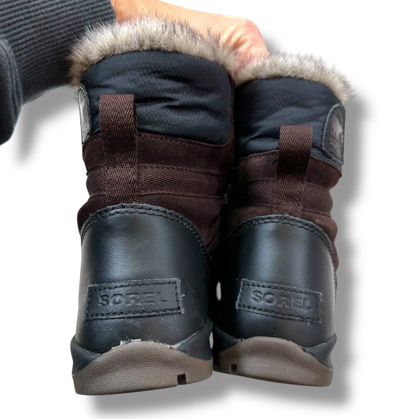 Boots Ankle Flats By Sorel In Brown, Size: 7.5