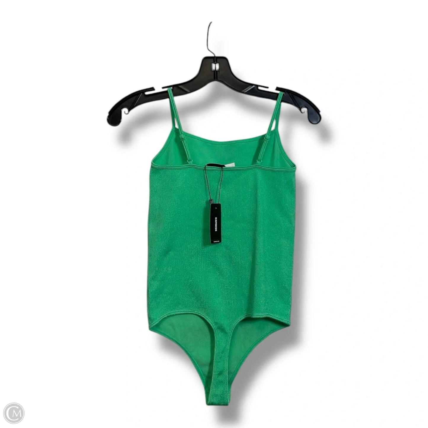 Bodysuit By Express In Green, Size: S