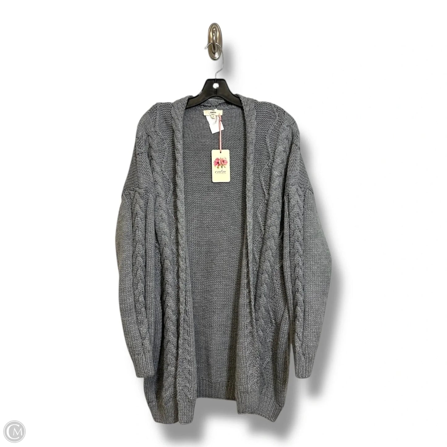 Cardigan By Entro In Grey, Size: S