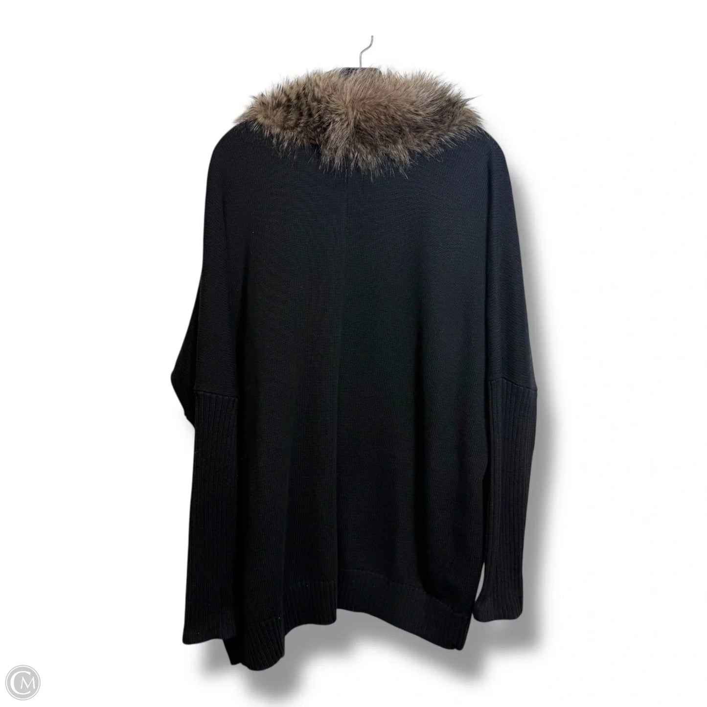 Cardigan By Vince Camuto In Black, Size: Xl