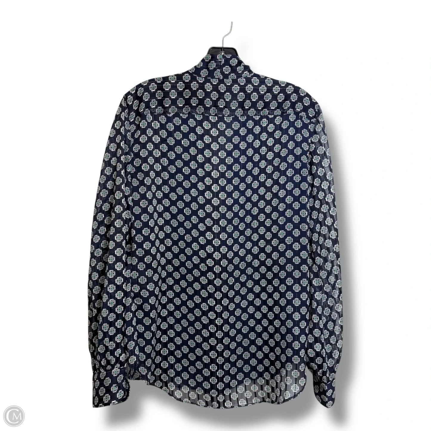 Top Long Sleeve By Ralph Lauren In Navy, Size: M