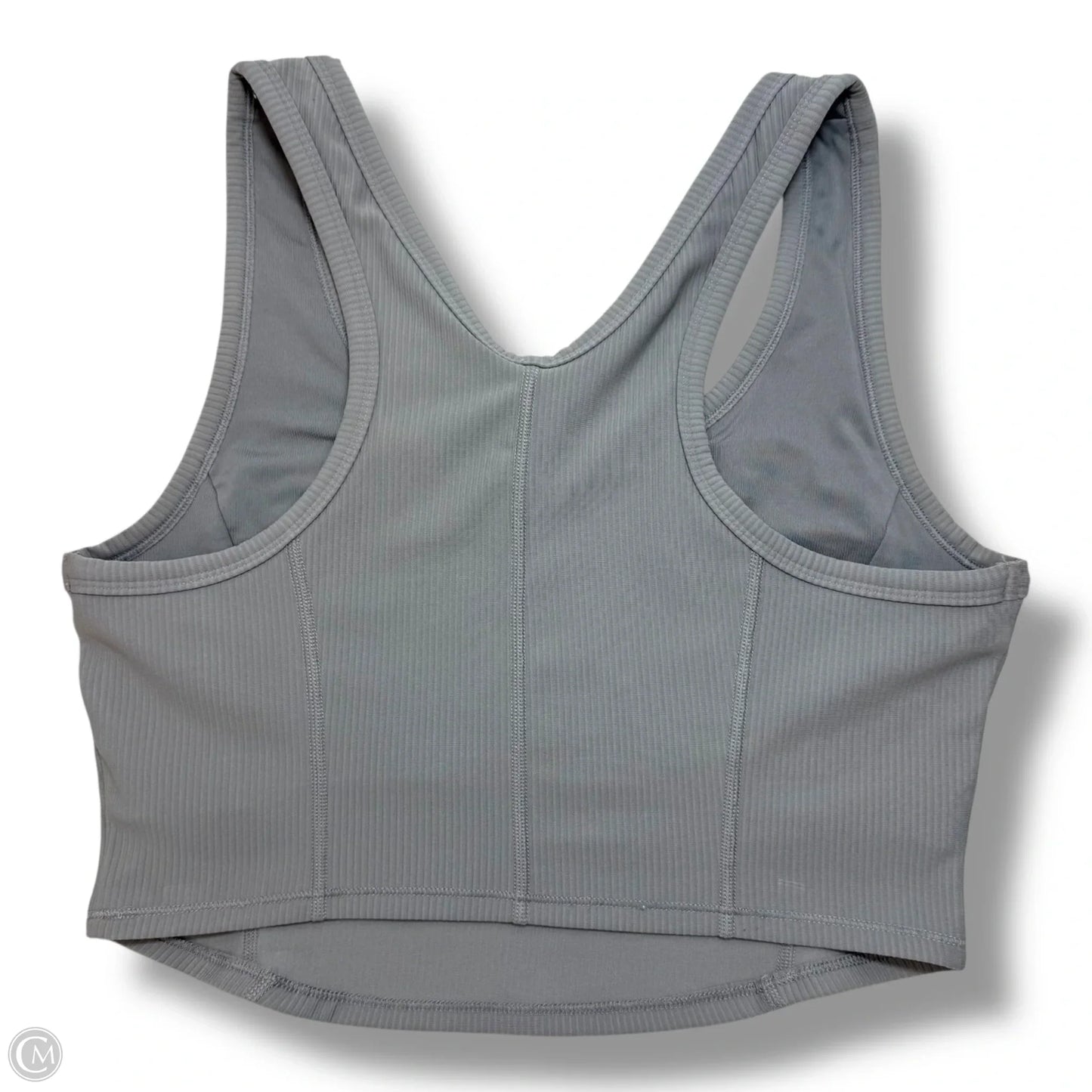 Athletic Bra By Yogalicious In Grey, Size: L