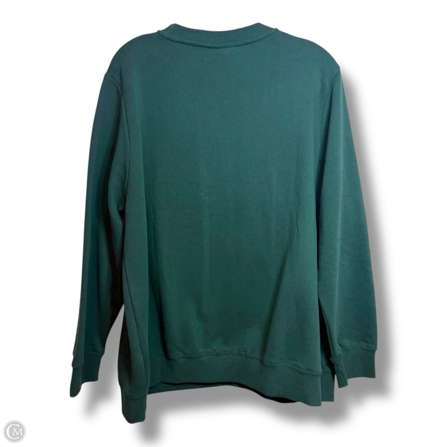 Christmas Snoopy Top Long Sleeve Basic By Clothes Mentor In Green, Size: 2x