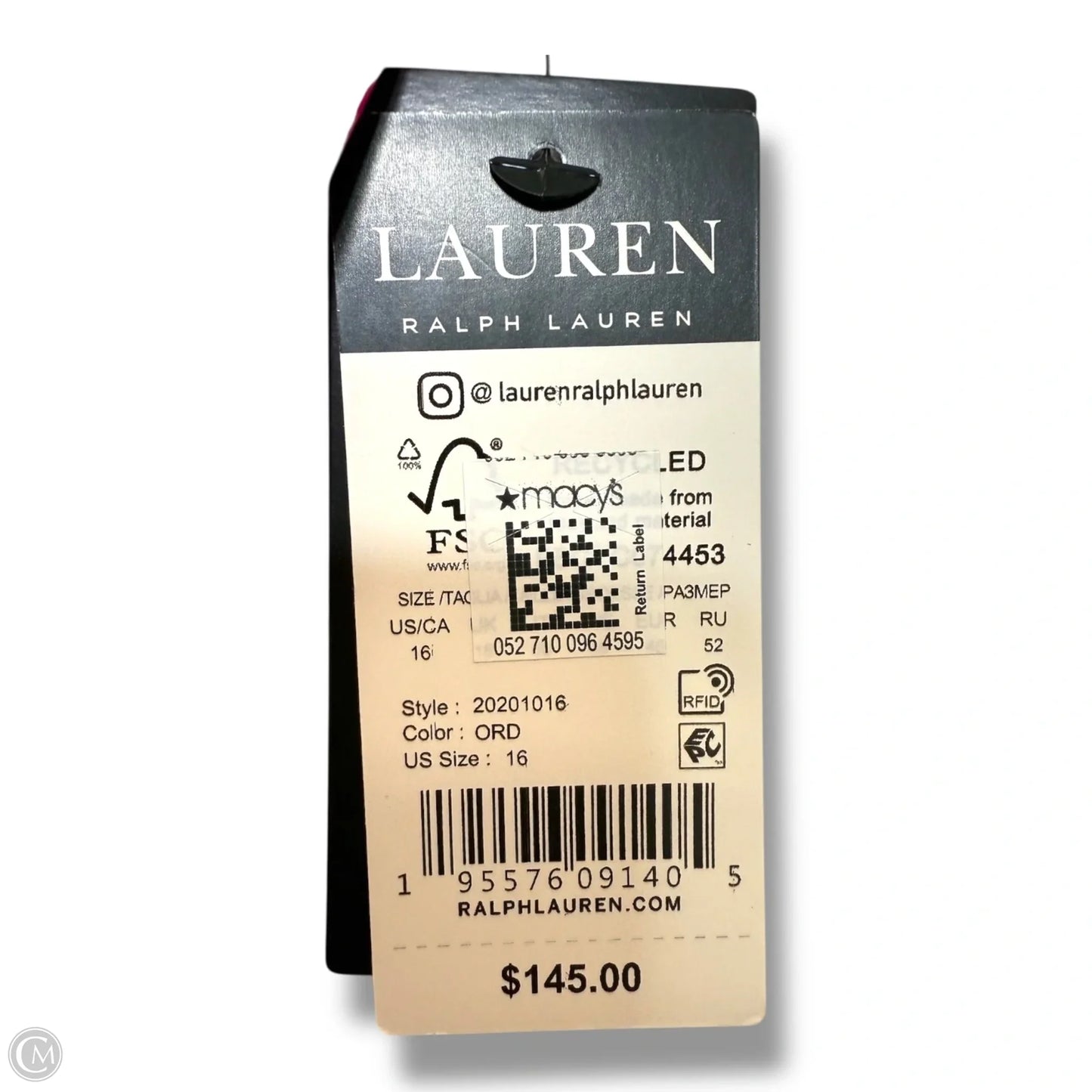 Swimsuit By Ralph Lauren In Pink, Size: 16