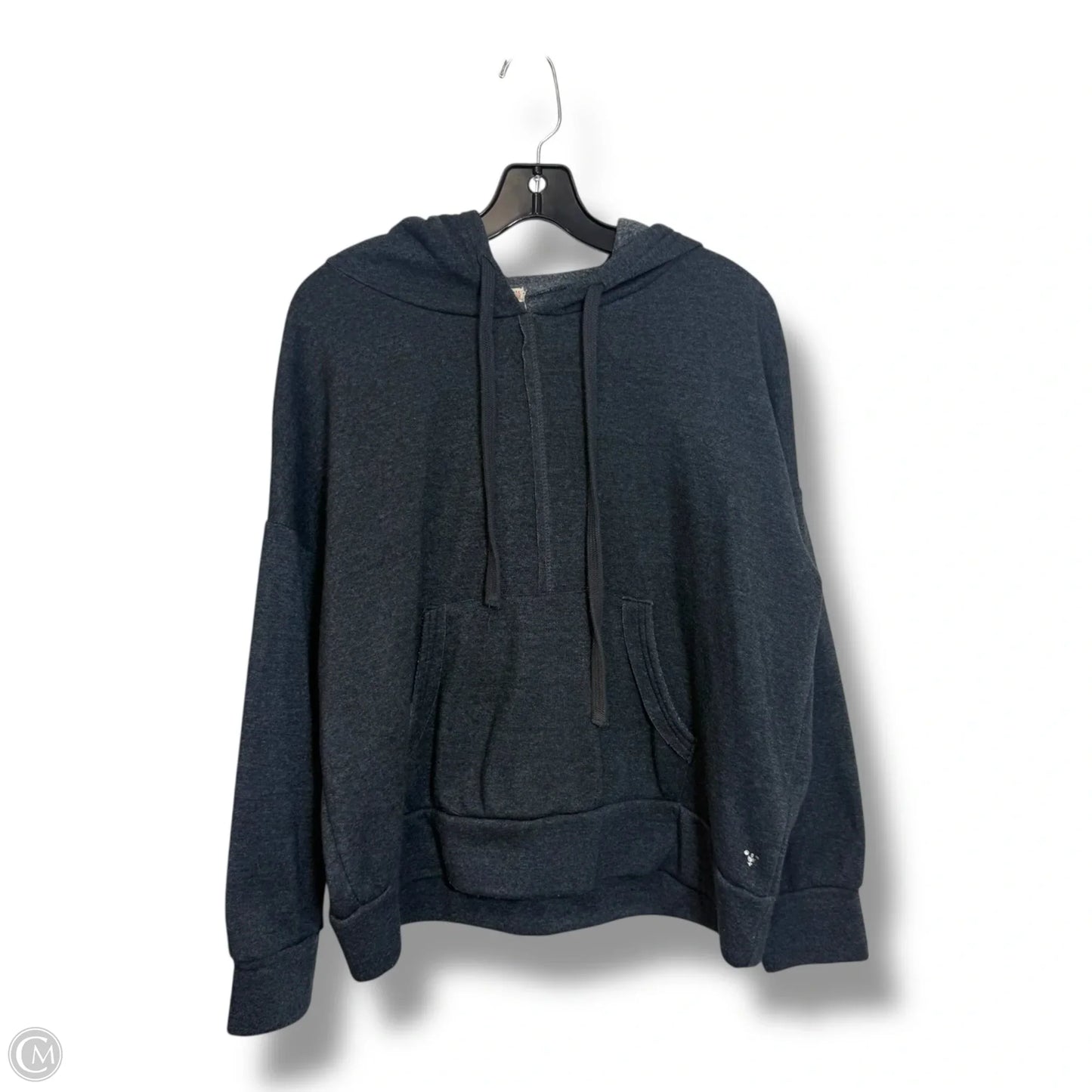 Sweatshirt Hoodie By Free People In Grey, Size: M