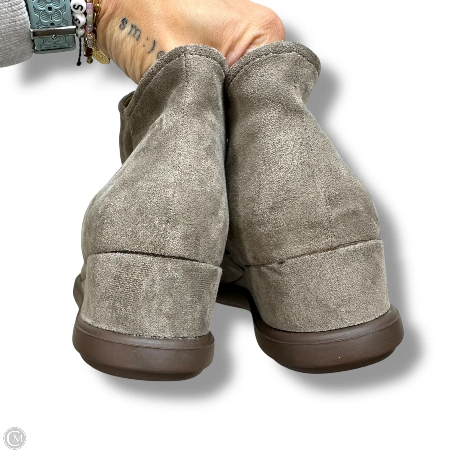 Boots Ankle Flats By Sofft In Tan, Size: 7