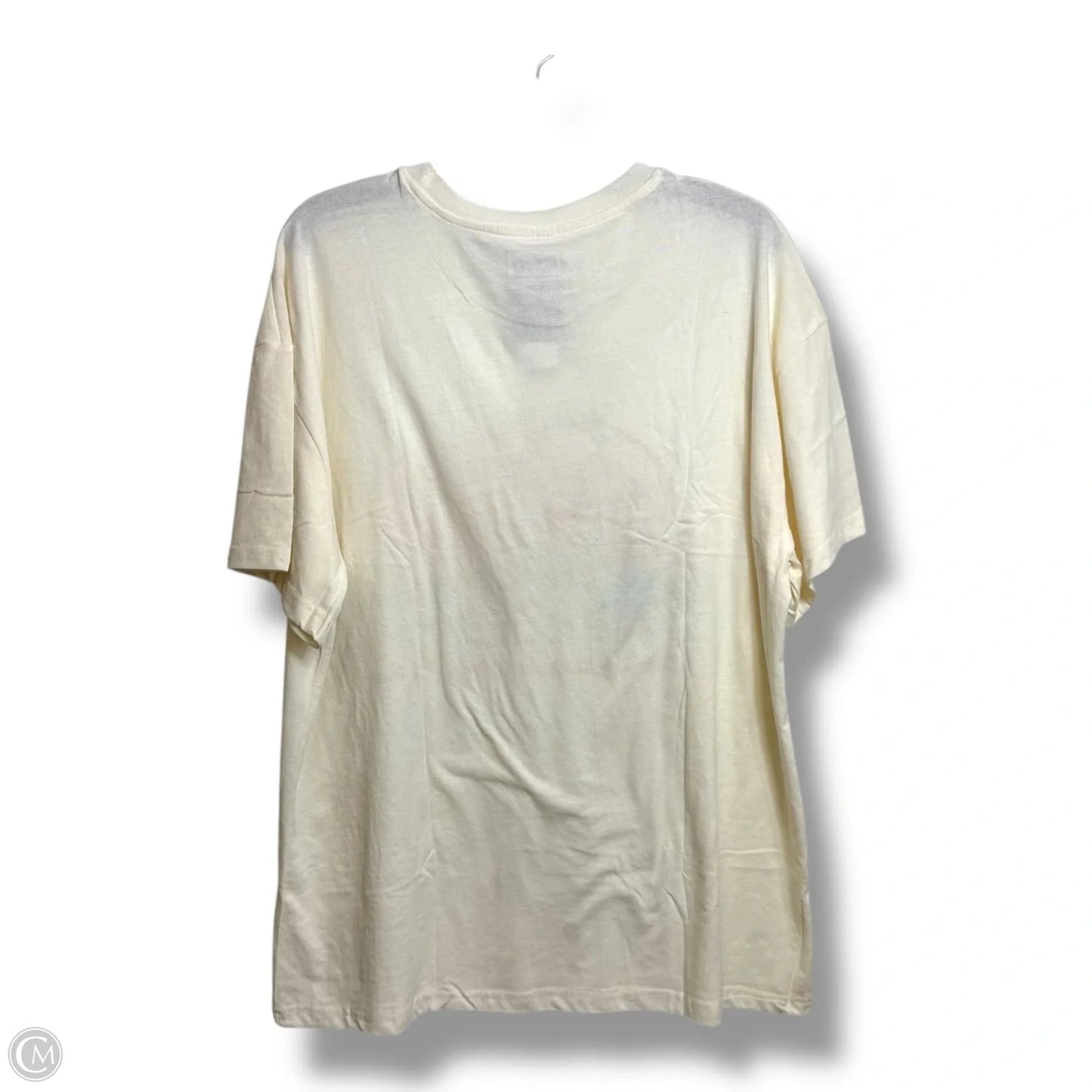 Strawberry Shortcake Top Short Sleeve Basic By Cmf In Cream, Size: Xl