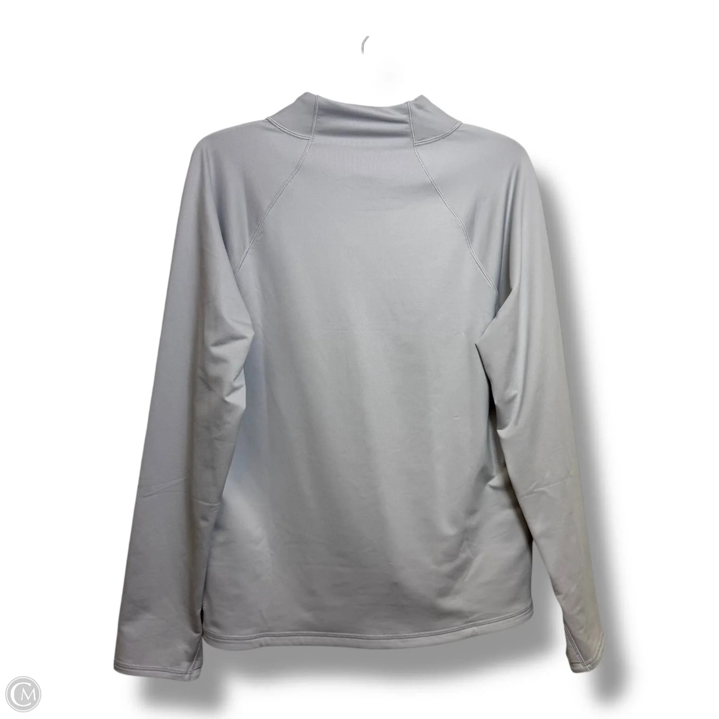 Athletic Top Long Sleeve Crewneck By Athleta In Grey, Size: M