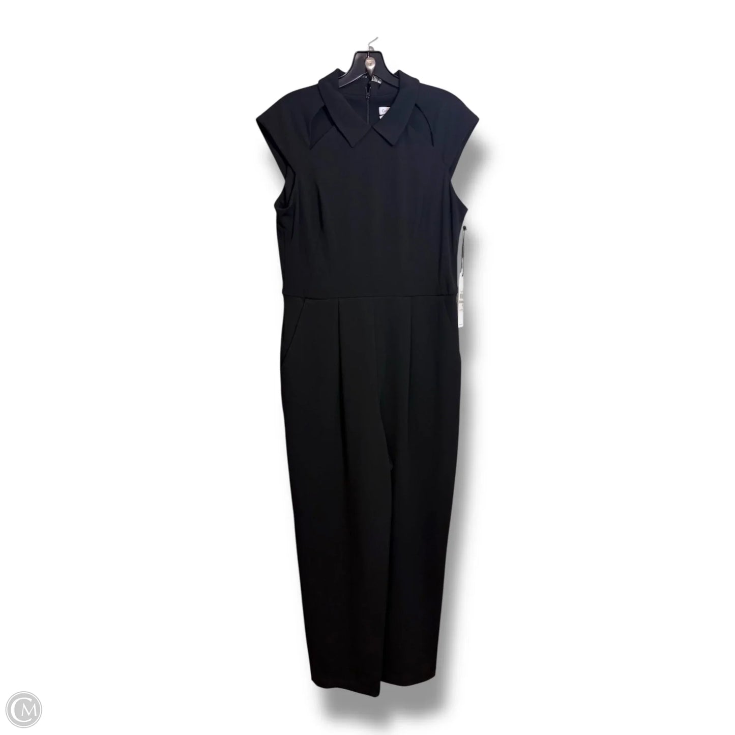 Jumpsuit By Calvin Klein In Black, Size: 12