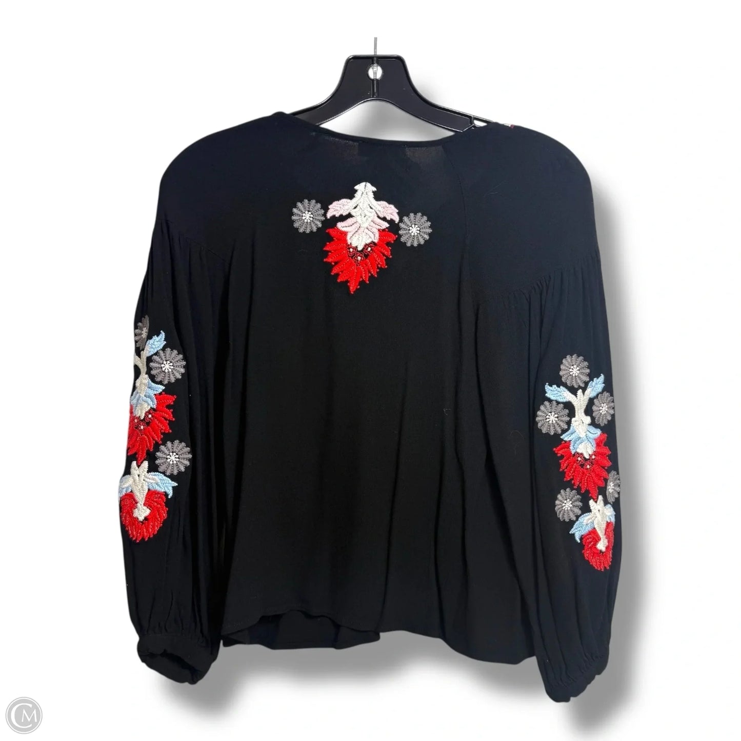 Top Long Sleeve By Clothes Mentor In Black, Size: Xs