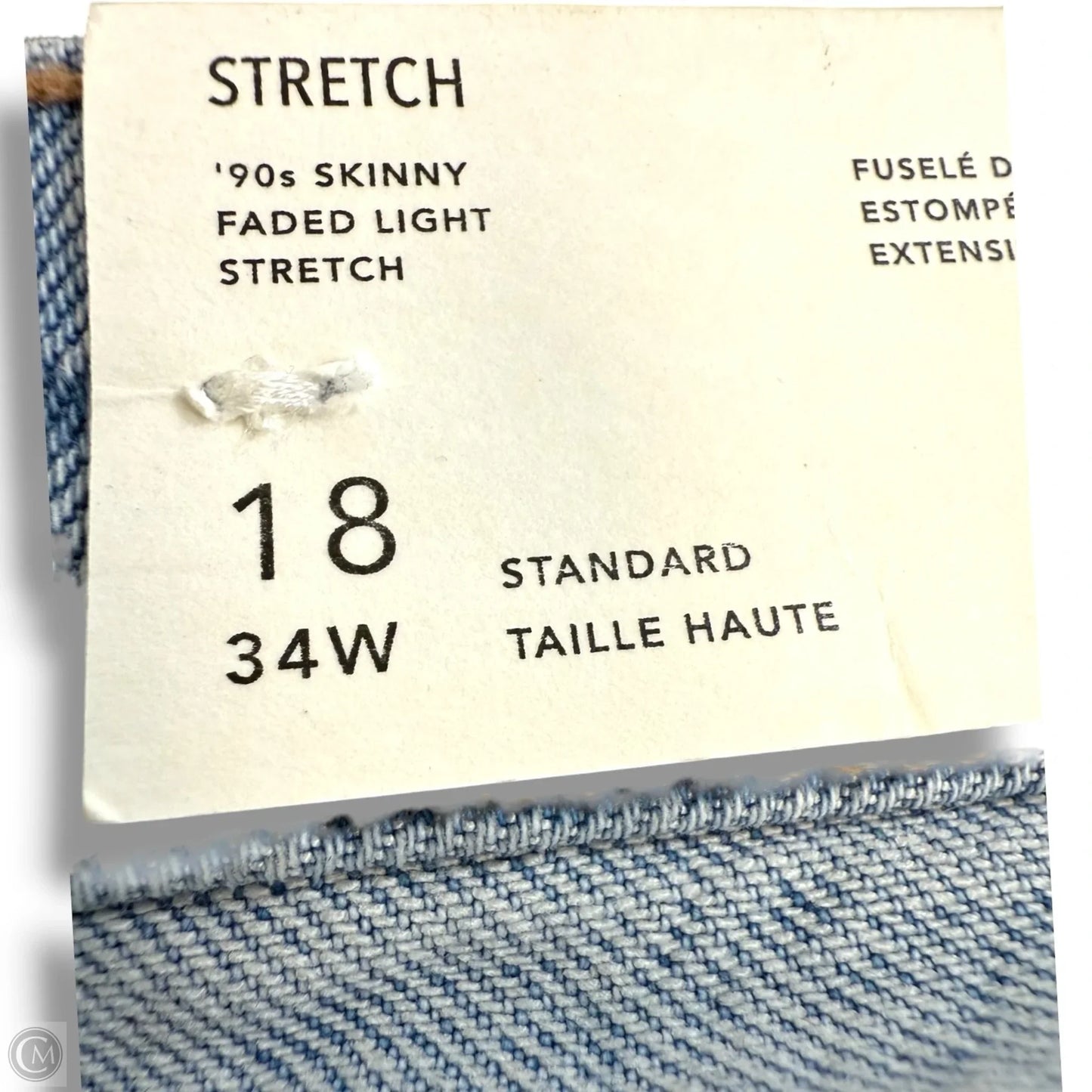 Jeans 90s skinny By American Eagle In Blue, Size: 18