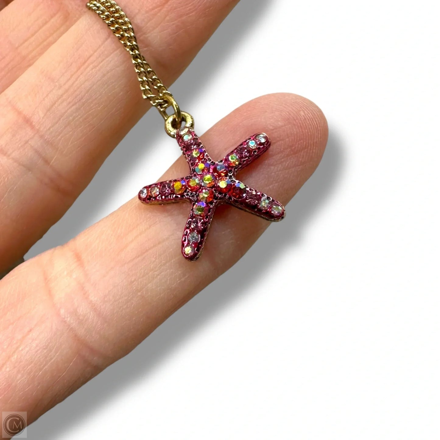 Mermaid long Necklace Pendant By Betsey Johnson