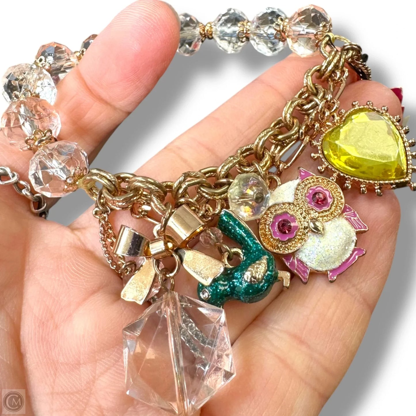 Charm Bracelet Chain By Betsey Johnson