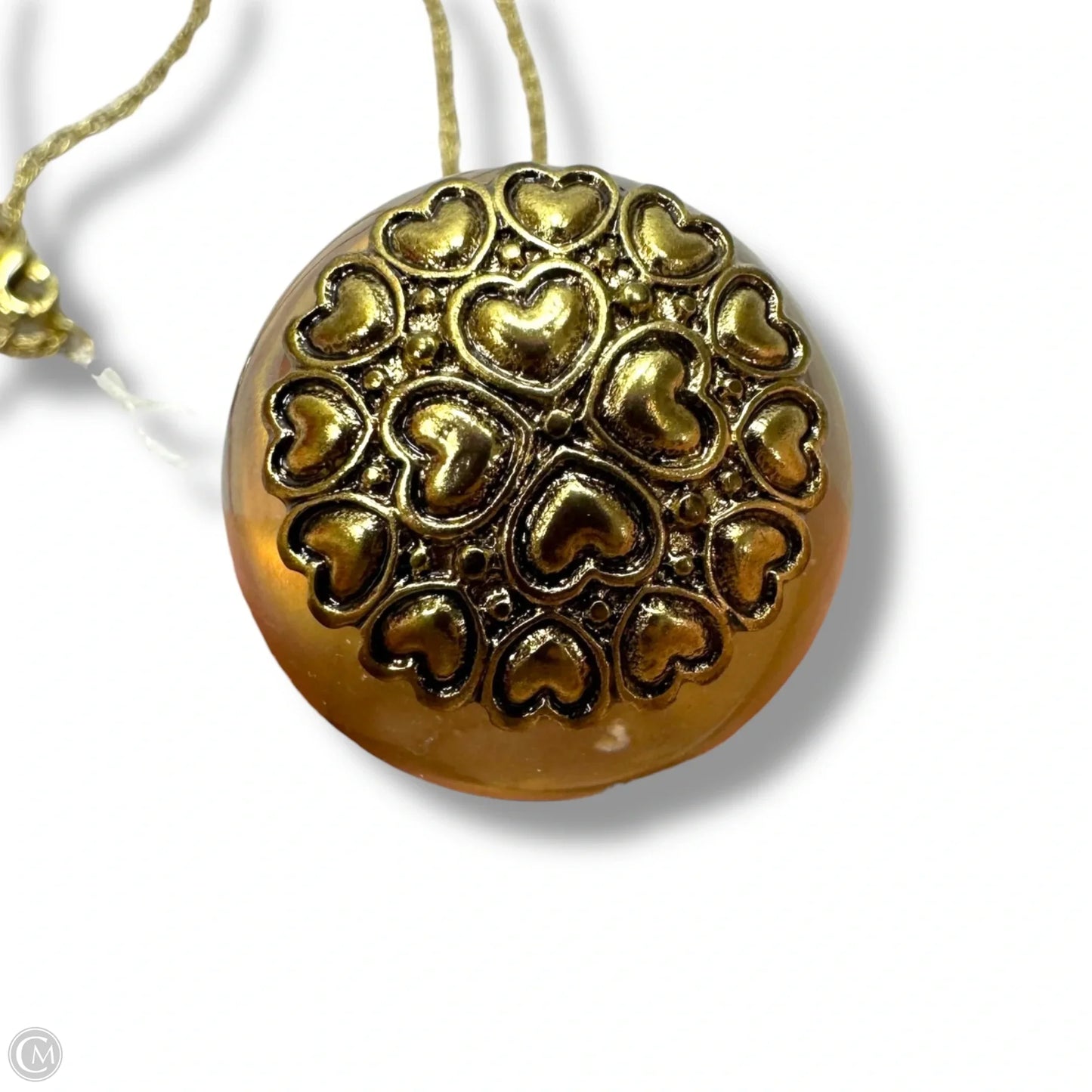 Roses in glass Necklace Statement By Betsey Johnson